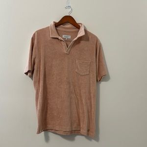 EUROPANN Paris TOWELLING polo shirt size XL